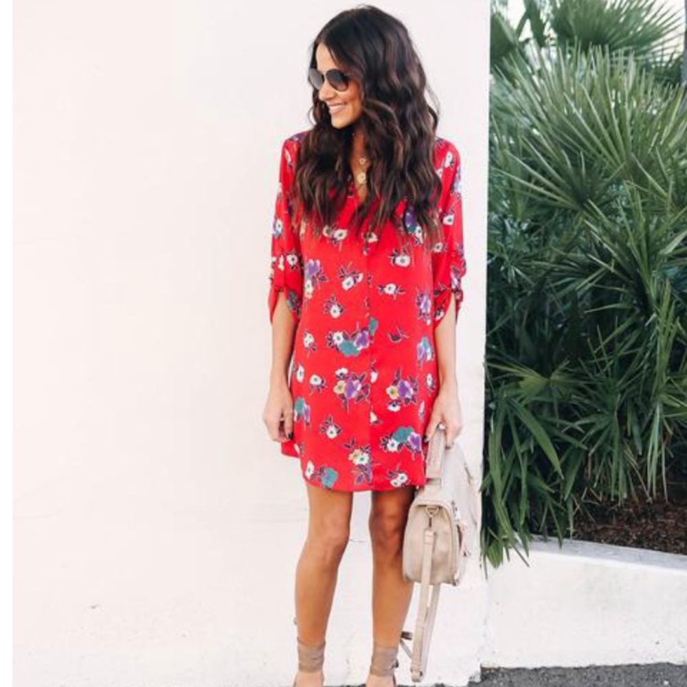 Floral tunic NWT
